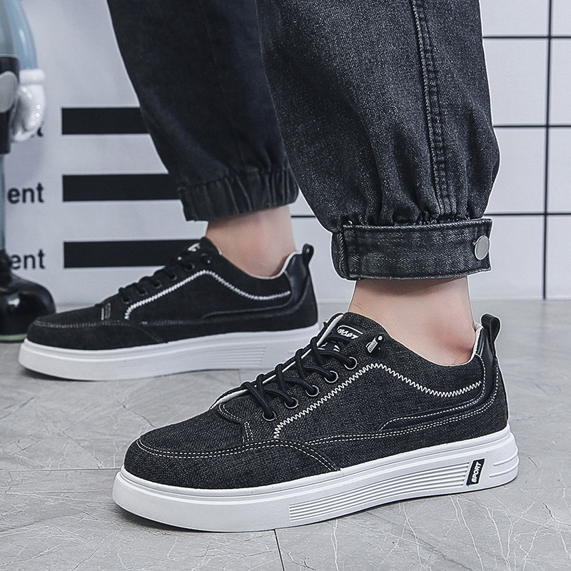 Men Shoes Essentials - Zapatillas Casuales de Lona para Hombre,