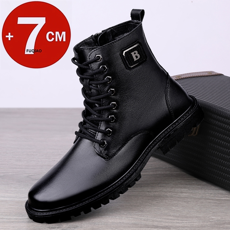 Men'S Shoes Hugo Boss - Botas con elevador de cuero genuino