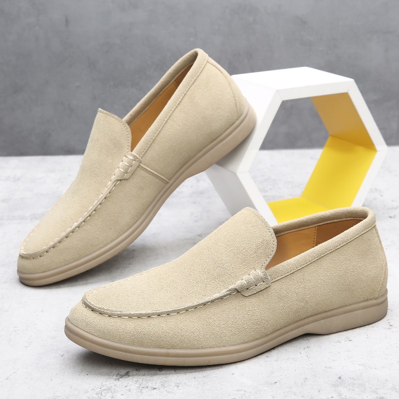 Men Shoes Essentials - Mocasines Transpirables Tipo Gamuza para Hombre,