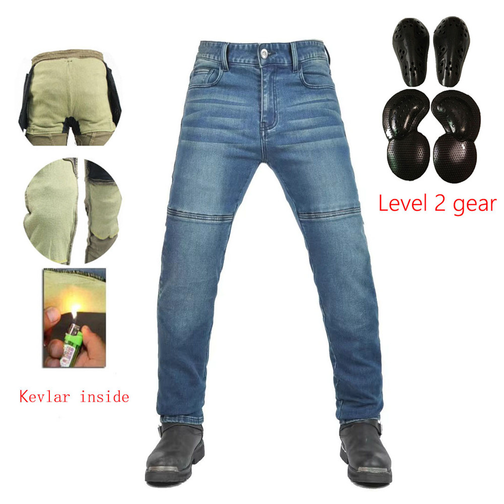 Men'S Shoes For Jeans - Pantalones vaqueros para motociclismo, equipo de