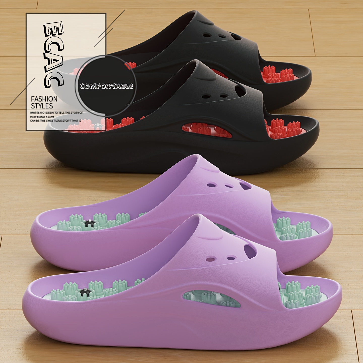Men'S Shoes For Summer - Pantuflas de Masaje EVA para Hombre