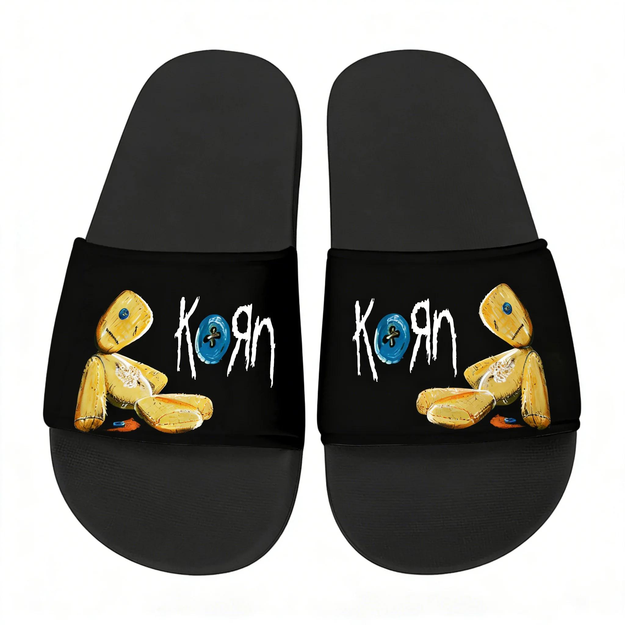 Men Shoes High - Pantuflas de la banda de rock