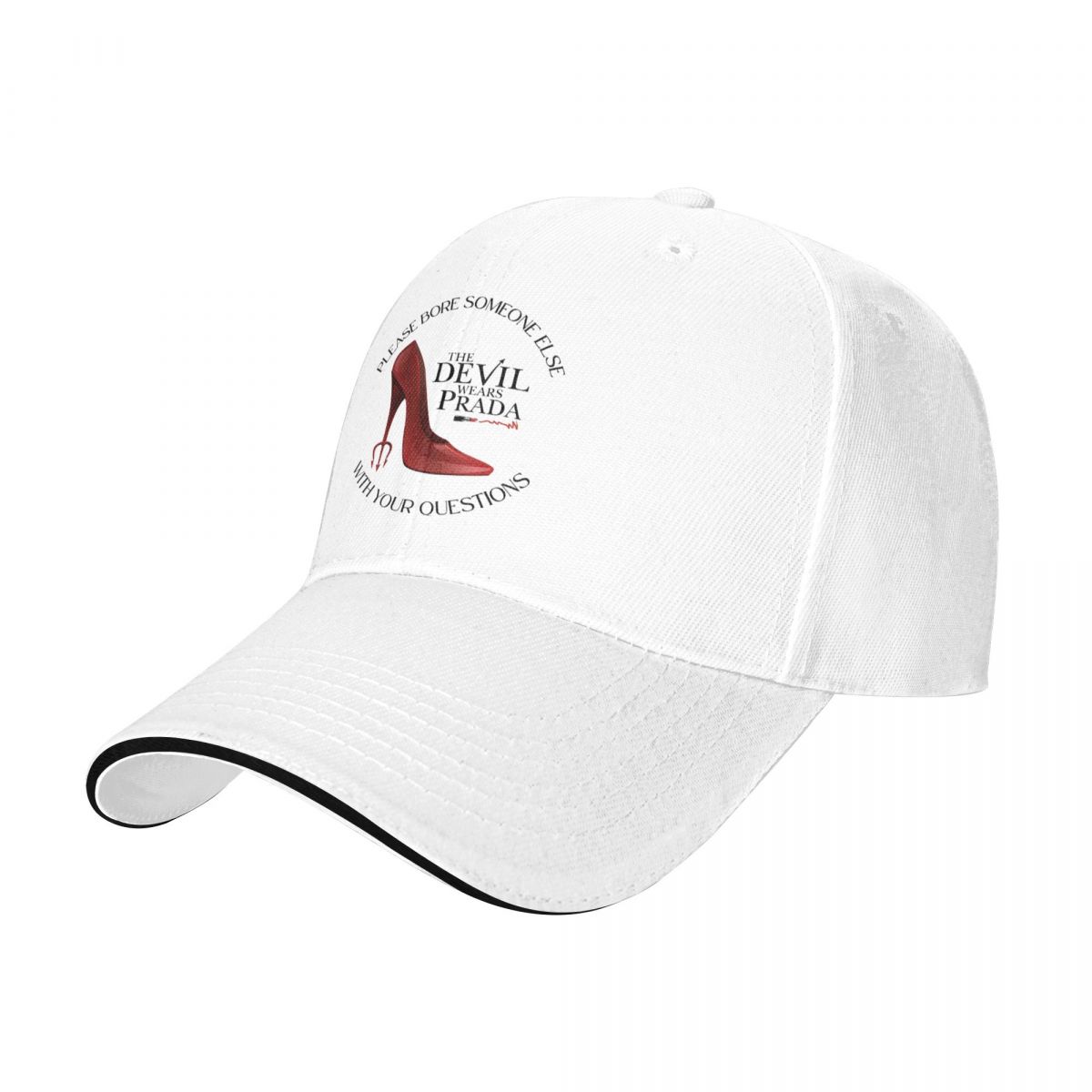 Men Shoes Prada - Gorras de béisbol rojas con diseño
