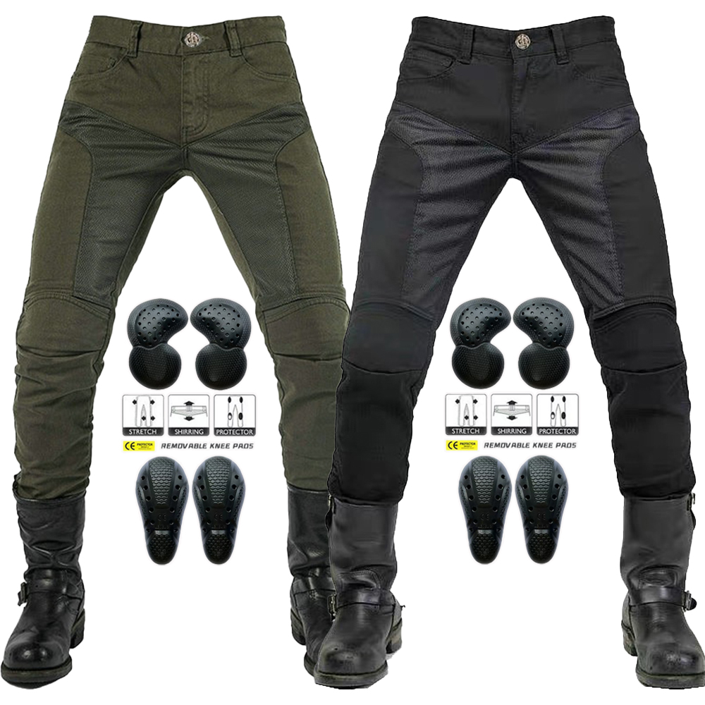 Men'S Shoes For Jeans - 2025 nuevos pantalones vaqueros de motociclismo