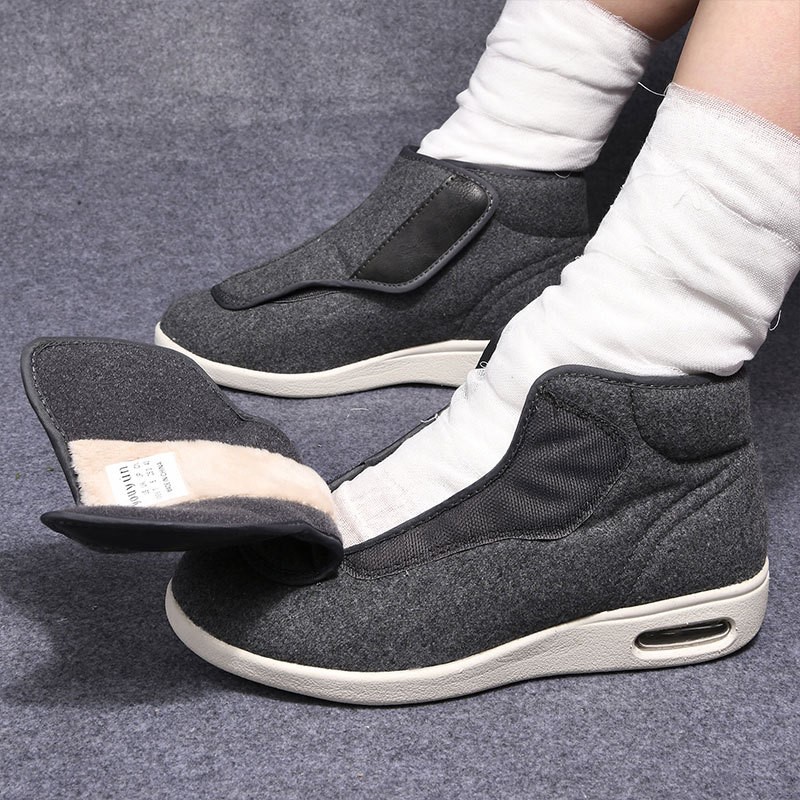 Men'S Shoes For Wide Feet - Zapatos Ortopédicos de Terciopelo para Invierno,