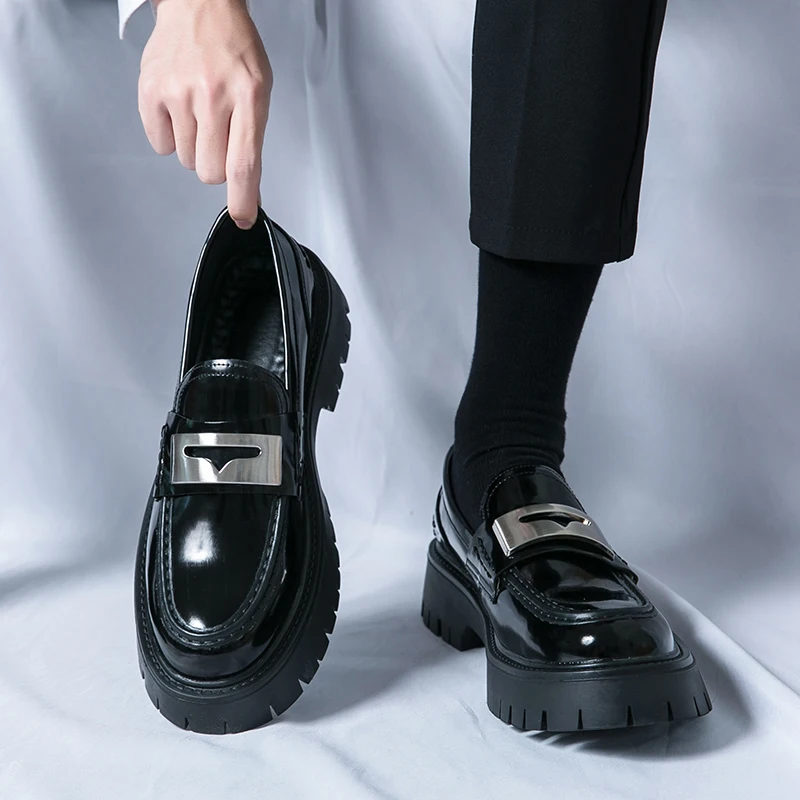 Men Shoes Prada - Nuevos zapatos de vestir de cuero