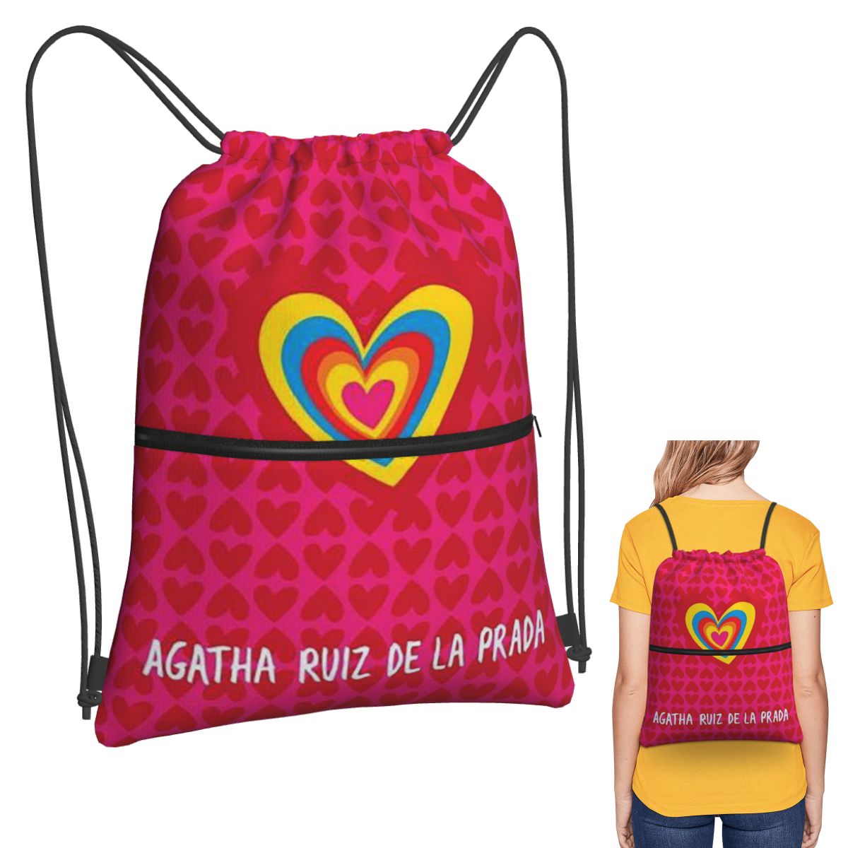 Men Shoes Prada - Mochilas con estampado de Agatha Ruiz-De