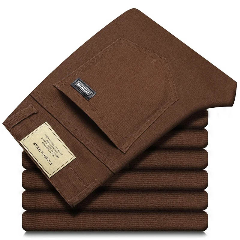 Men'S Shoes For Jeans - Pantalones vaqueros elásticos informales de negocios