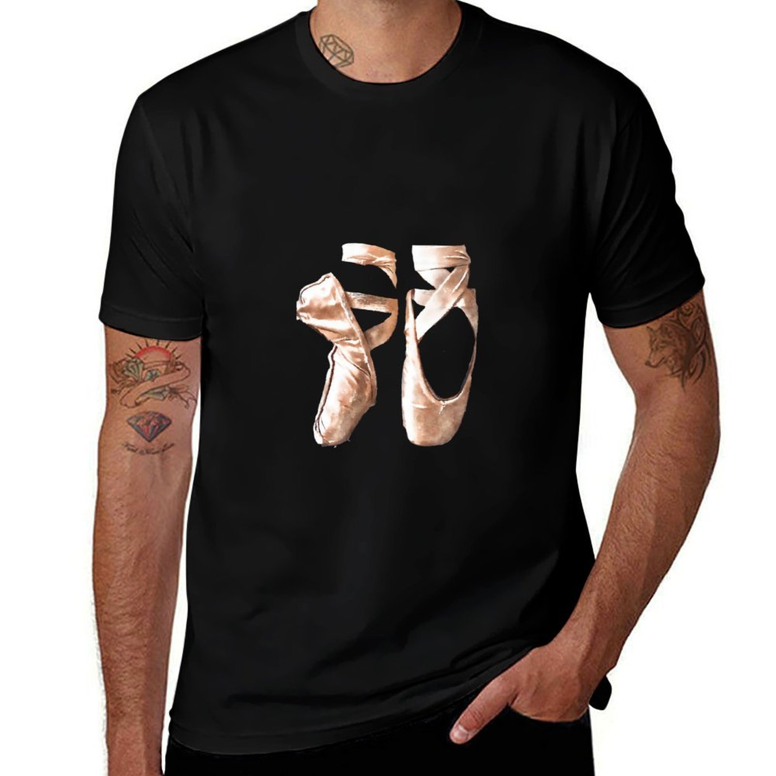 Men Shoes Essentials - Camiseta Pointe Shoes, camiseta esencial