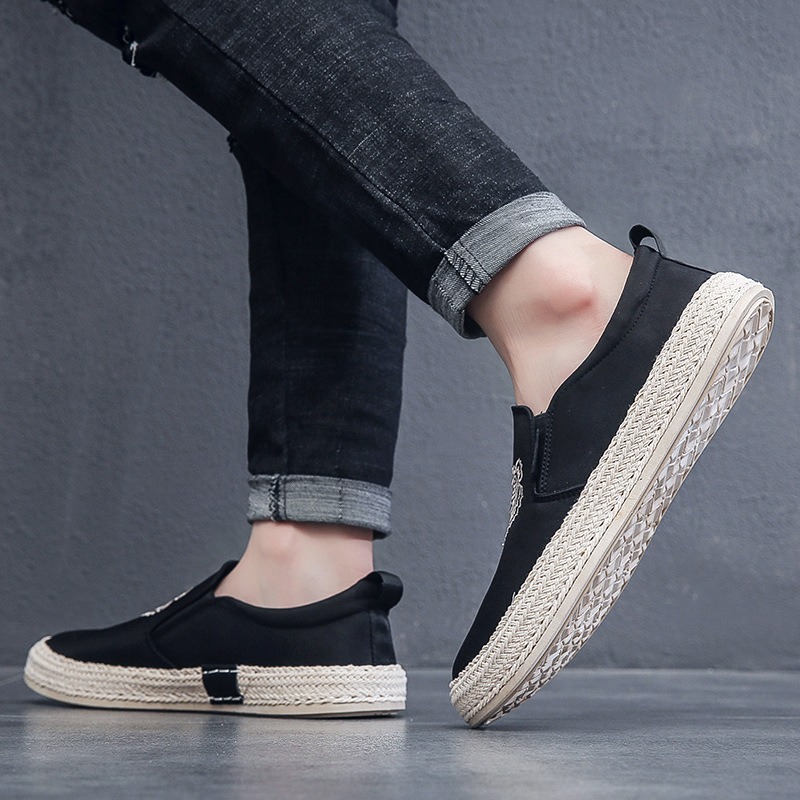 Zapatos transpirables negros p - Loafer Slip On Men reseña y precio