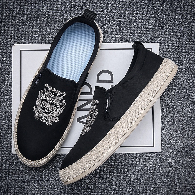 Zapatos transpirables negros p - Loafer Slip On Men reseña y precio
