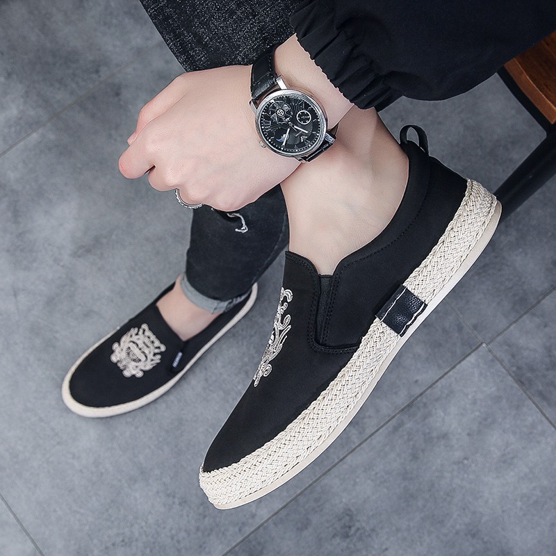 Zapatos transpirables negros p - Loafer Slip On Men reseña y precio