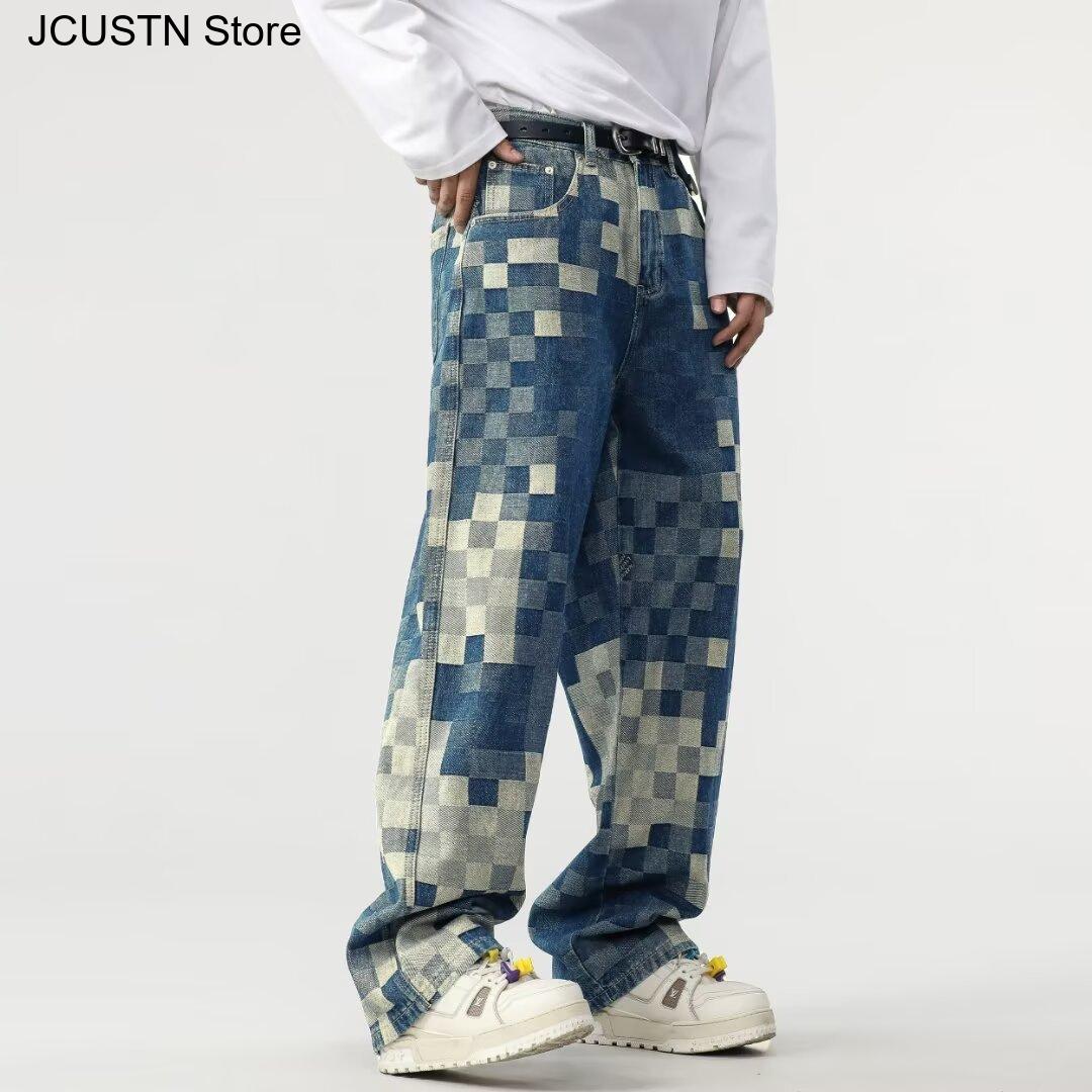 Pantalón de pierna recta de mo - Men'S Shoes For Jeans reseña y precio