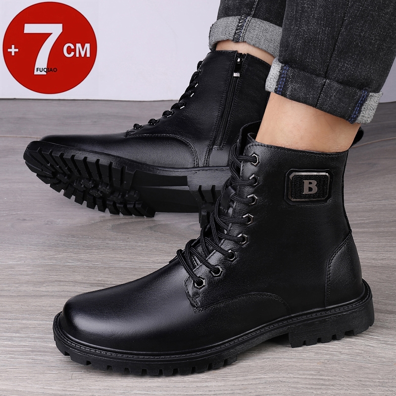 Botas con elevador de cuero ge - Men'S Shoes Hugo Boss reseña y precio