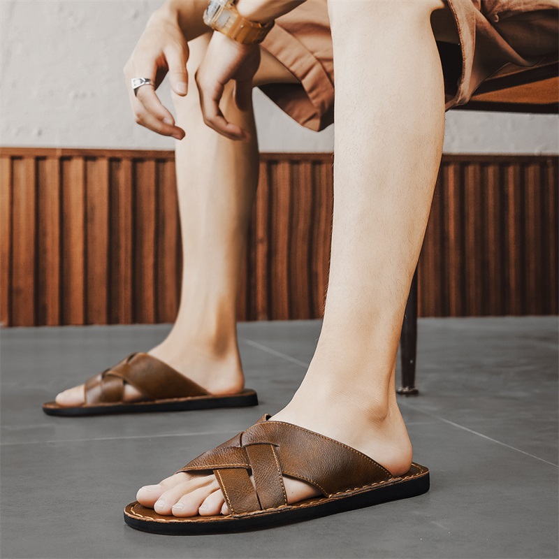 Sandalias informales de cuero  - Men'S Shoes Hugo Boss reseña y precio