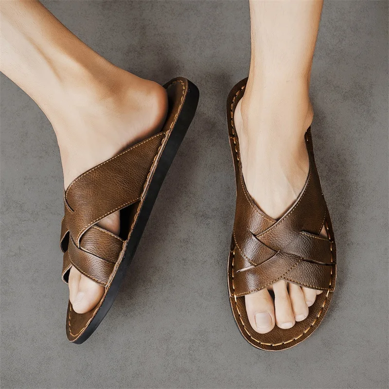 Sandalias informales de cuero  - Men'S Shoes Hugo Boss reseña y precio