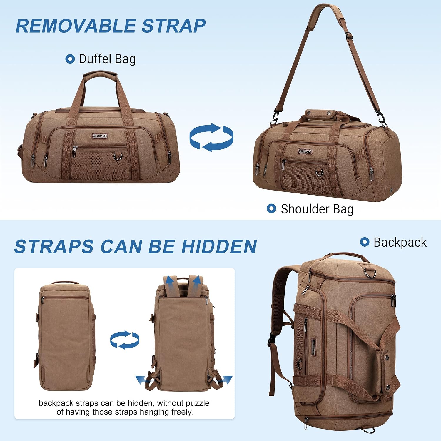 Bolsa de Lona para Hombre 3 en - Men Shoes Men reseña y precio